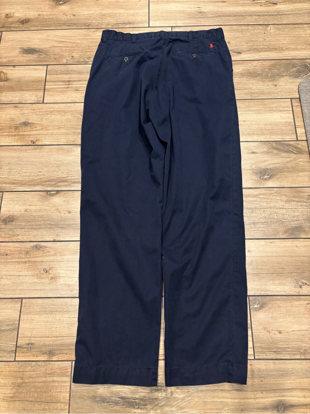 Polo Ralph Lauren Prospect Pant Chinos Navy Blue 100% Cotton Mens 34x32